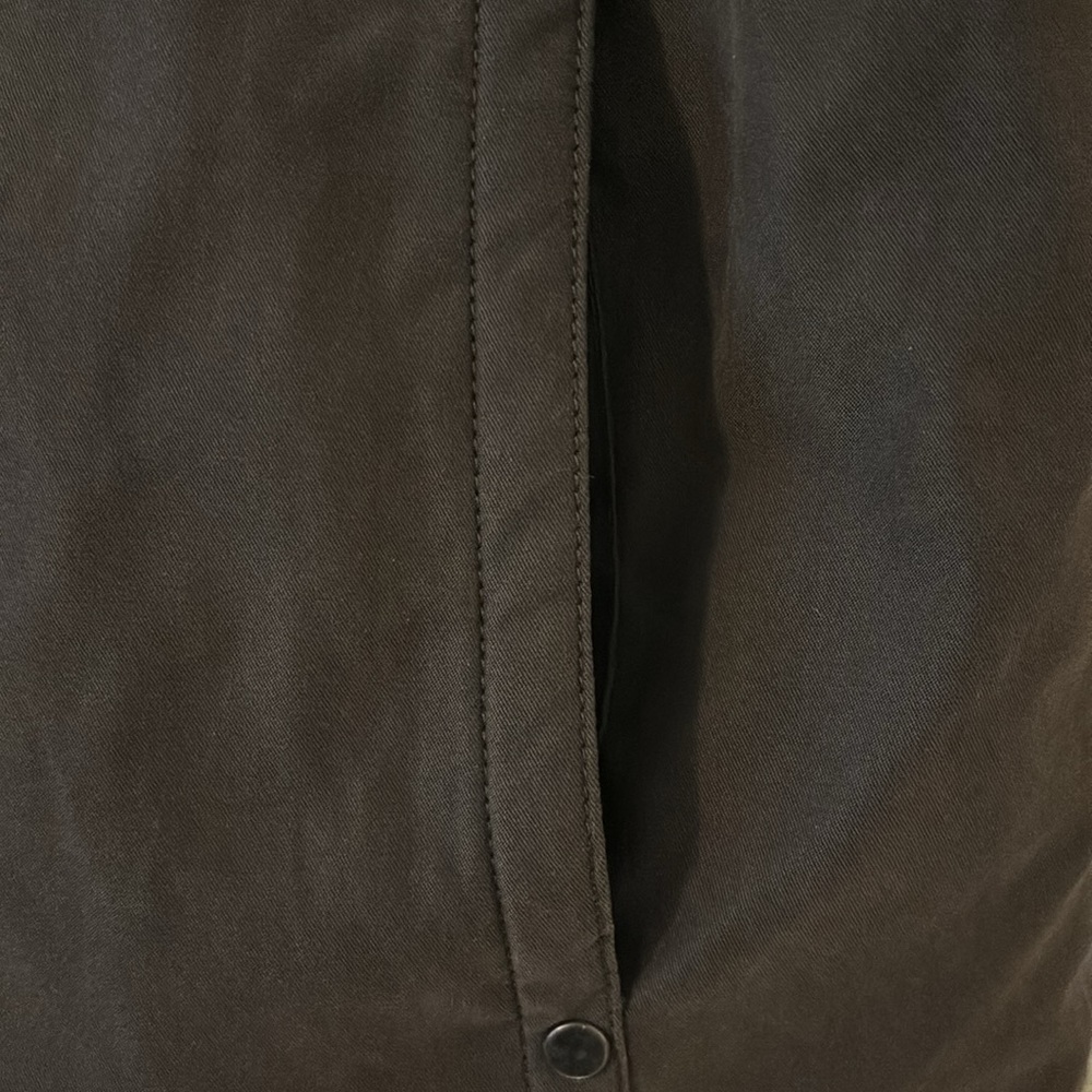 Weatherproof reversible faux fur and brown SZ L high funnel neck puffy gorpcore - Picture 14 of 16